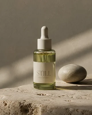 STILL: A quieter daily ritual, fictional campaign artwork